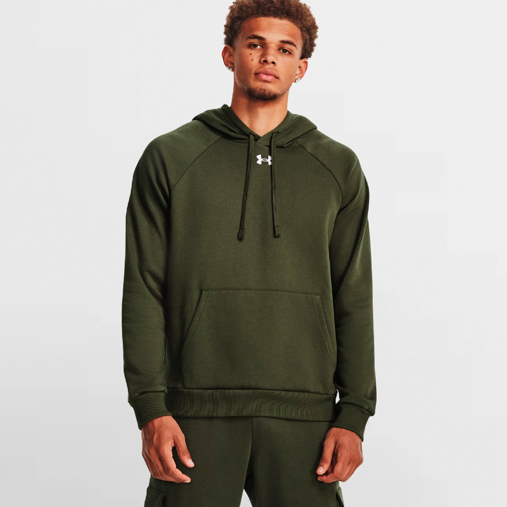 UNDER ARMOUR CANGURO RIVAL FLEECE HOODIE - 1379757 390