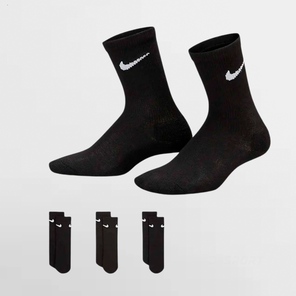 NIKE CALCETIN PACK 3 K.BASIC PACK CREW 3PK - N0027 023