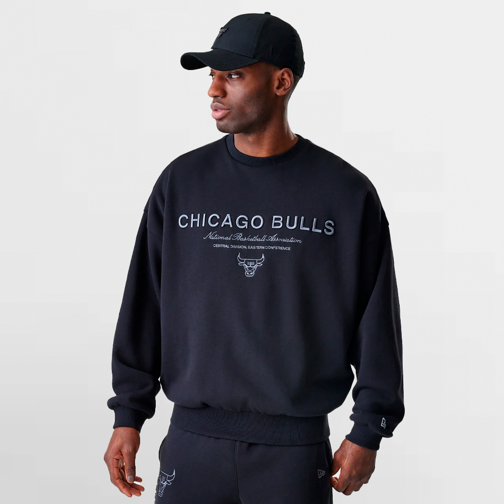 NEW ERA SUDADERA NBA LINEAR GRAPHIC BOXY ( BULLS ) - 60758746