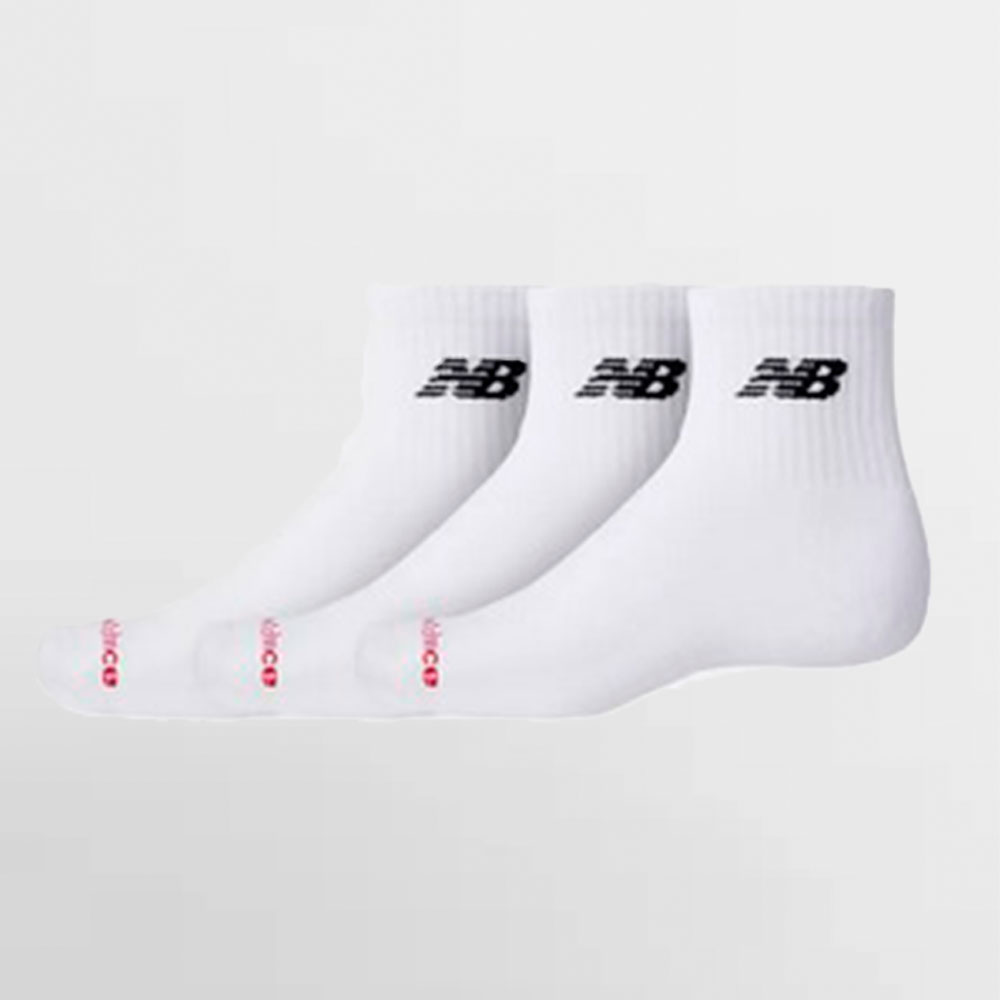 NEW BALANCE CALCETIN PACK 3 DAILY ESSENTIALS LOW CUT - LAS35138_WH