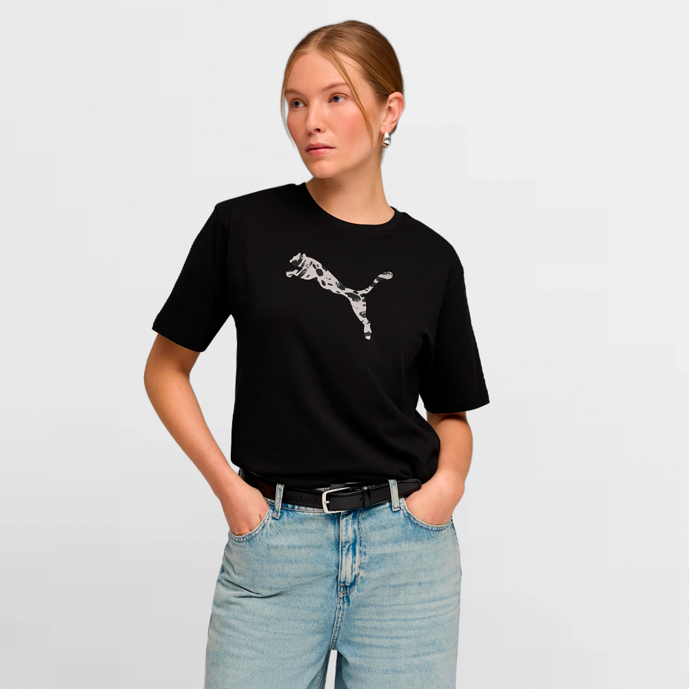 PUMA CAMISETA W. ESS GRAPHIC ANIMAL TEE - 691821 01