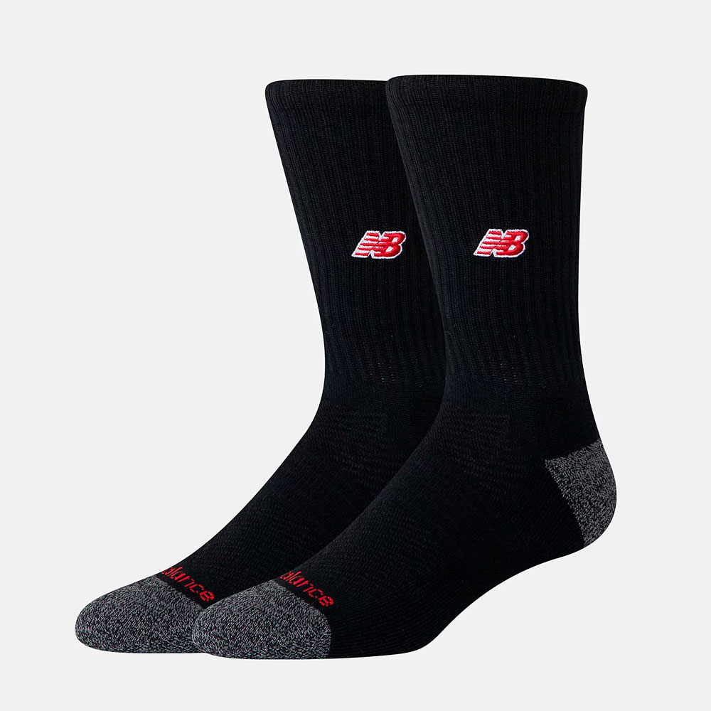 NEW BALANCE CALCETIN PACK 2 ACTIVE PREMIUM CREW - LAS25302 BK