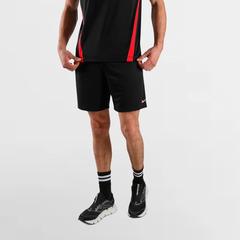 REEBOK PANT. CORTO ID TRAIN BLOCKED KNIT SHORTS - 100255080