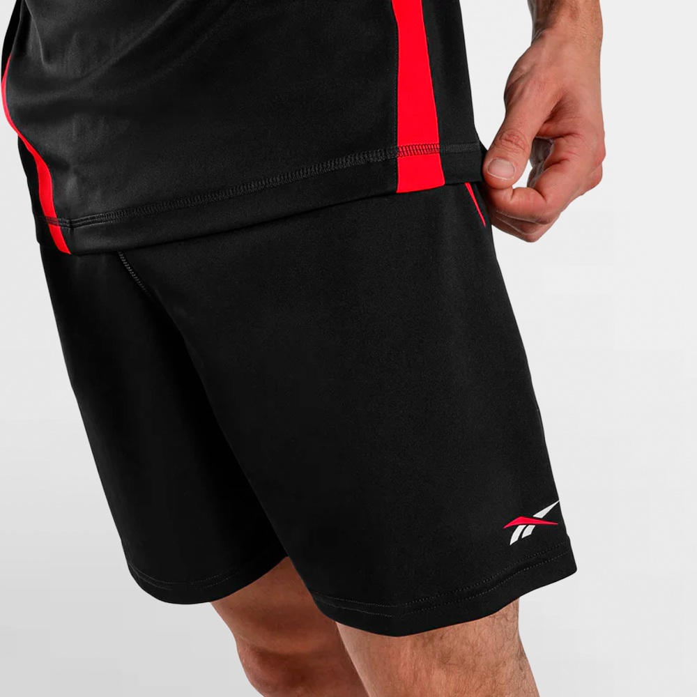 REEBOK PANT. CORTO ID TRAIN BLOCKED KNIT SHORTS - 100255080