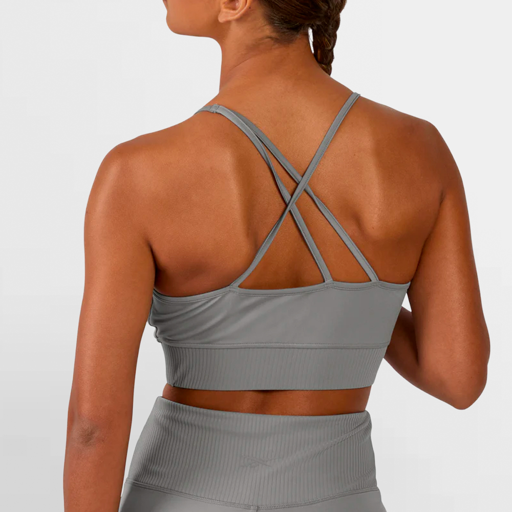 REEBOK TOP W. LUX PEACHED STRAPPY BRA - 100254351
