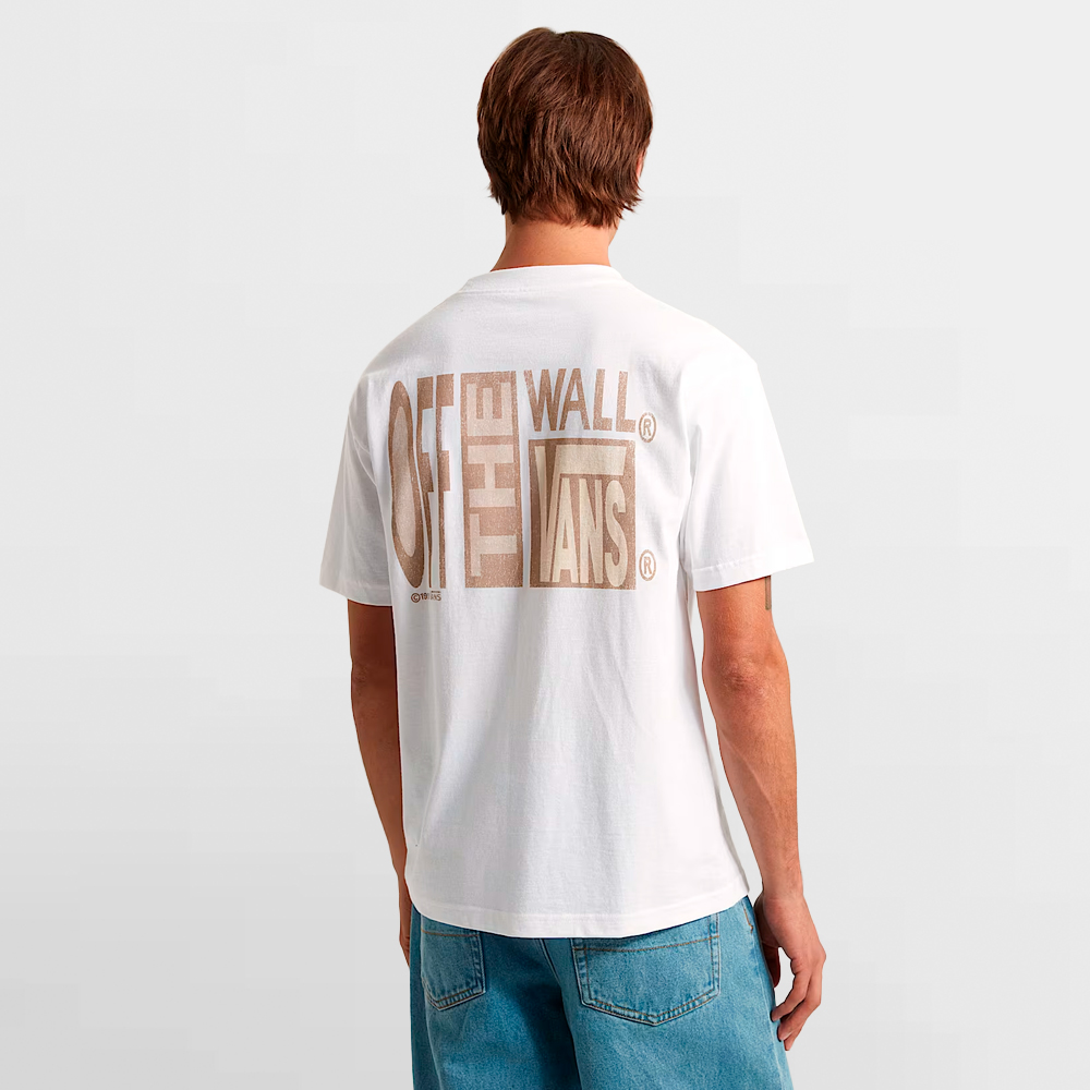 VANS CAMISETA STRETCH STACK CRACKLE TEE - VN000SWEWHT