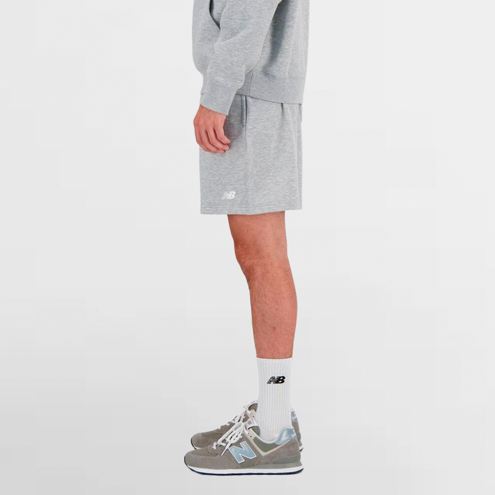 NEW BALANCE PANT. CORTO FRENCH TERRY SHORT 7 INCH - MS41520 AG