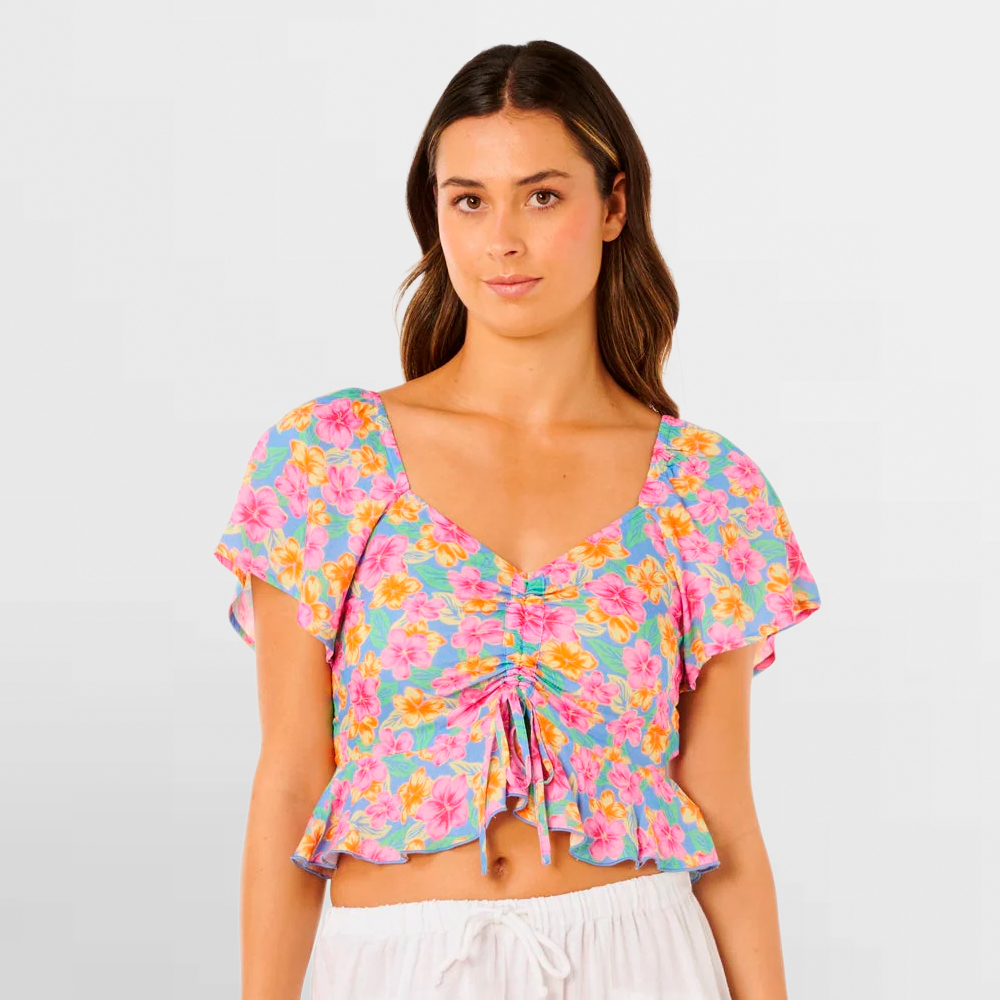 RIP CURL TOP W. MALIBU COVE SS TOP - 075WSH 0070