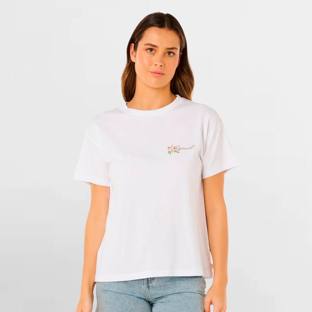 RIP CURL CAMISETA W. POOLSIDE RELAXED TEE - 0M3WTE 3262