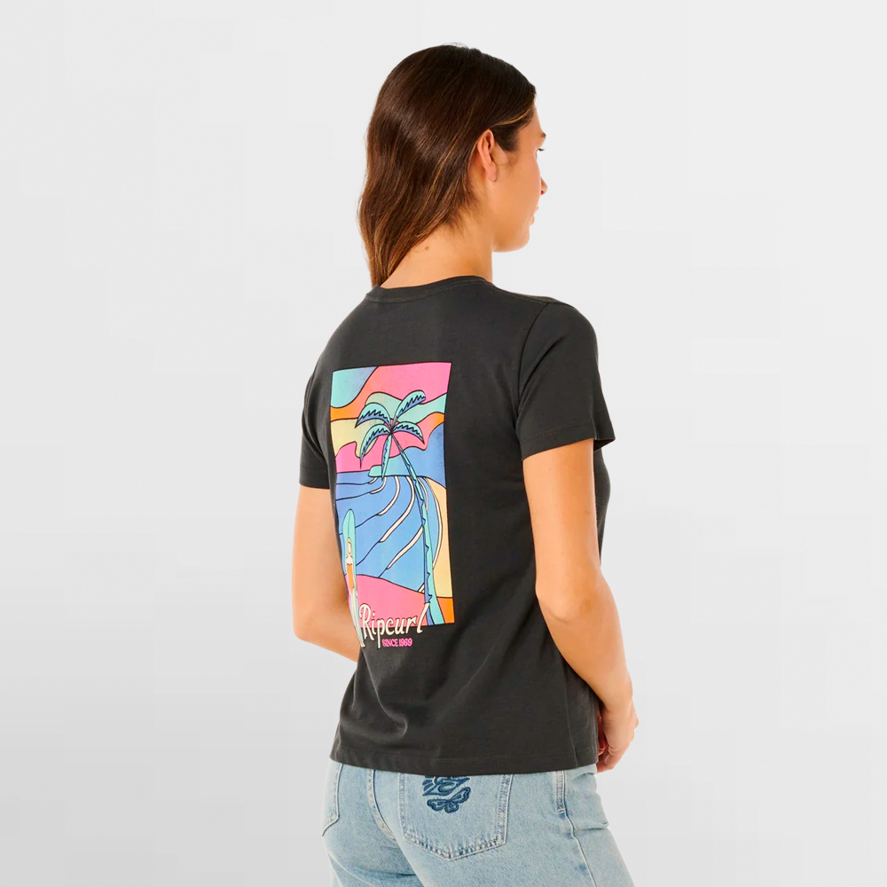 RIP CURL CAMISETA W. TIDE LINE STANDARD TEE - 0MPWTE 8264