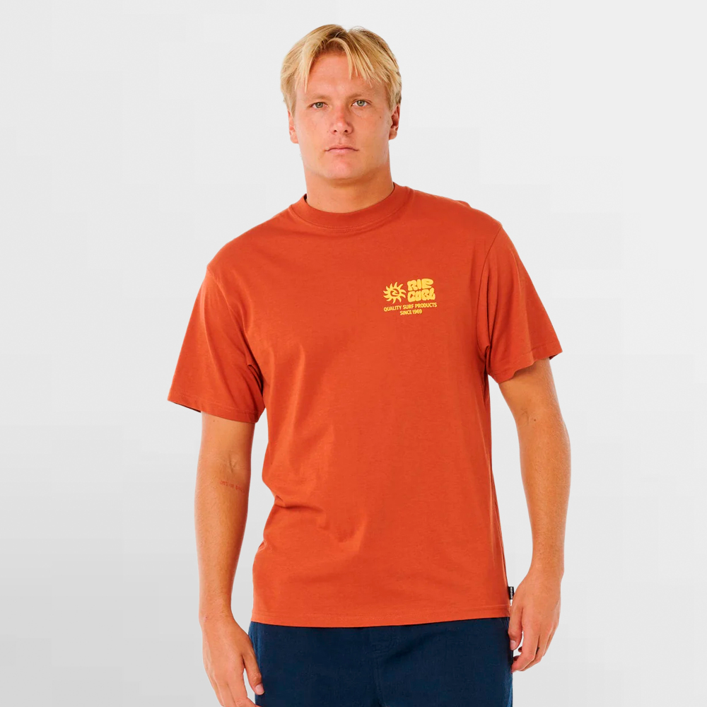 RIP CURL CAMISETA PACIFIC RINSE GLASS OFF TEE - 0XPMTE 8643