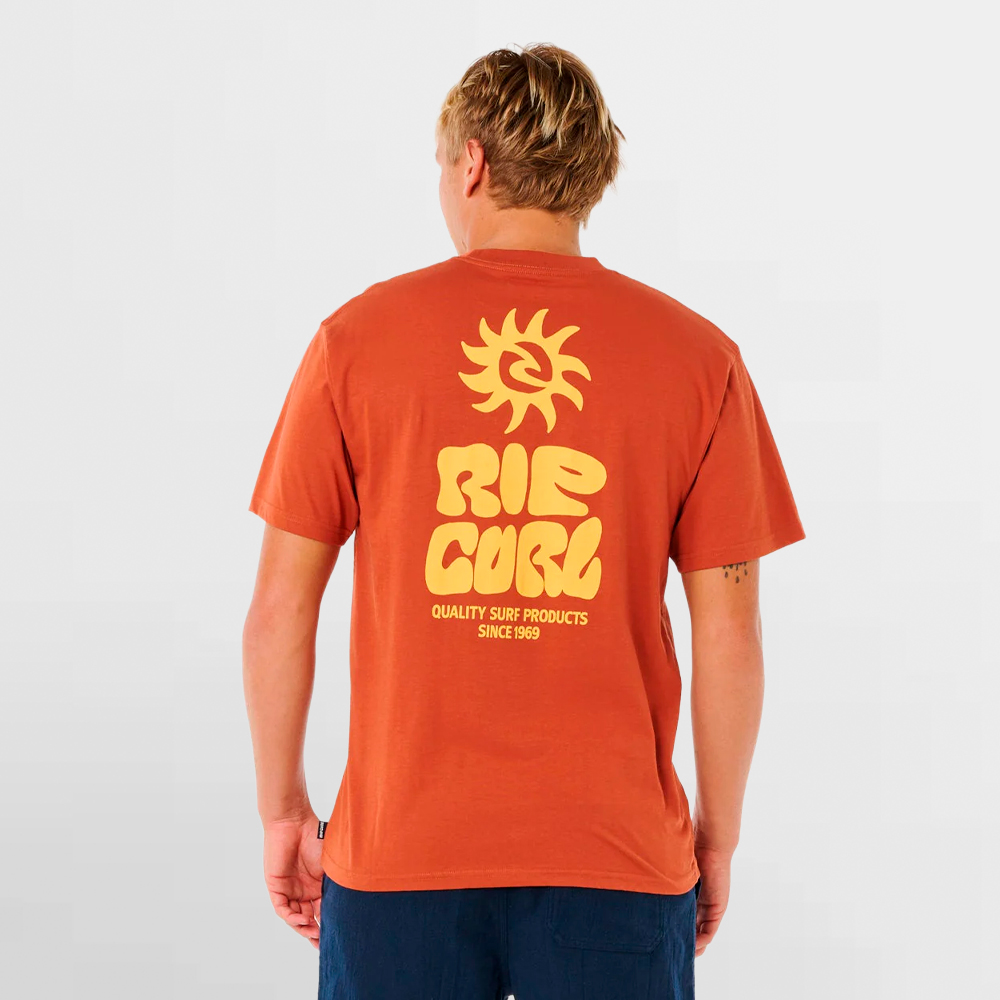 RIP CURL CAMISETA PACIFIC RINSE GLASS OFF TEE - 0XPMTE 8643