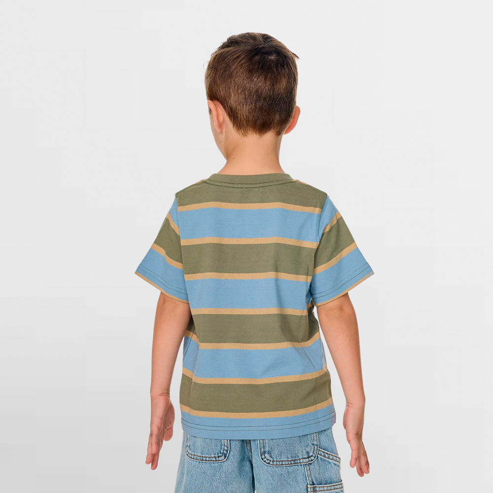 RIP CURL CAMISETA LK. RIDE THE WAVE STRIPE - 02VTTE 4737