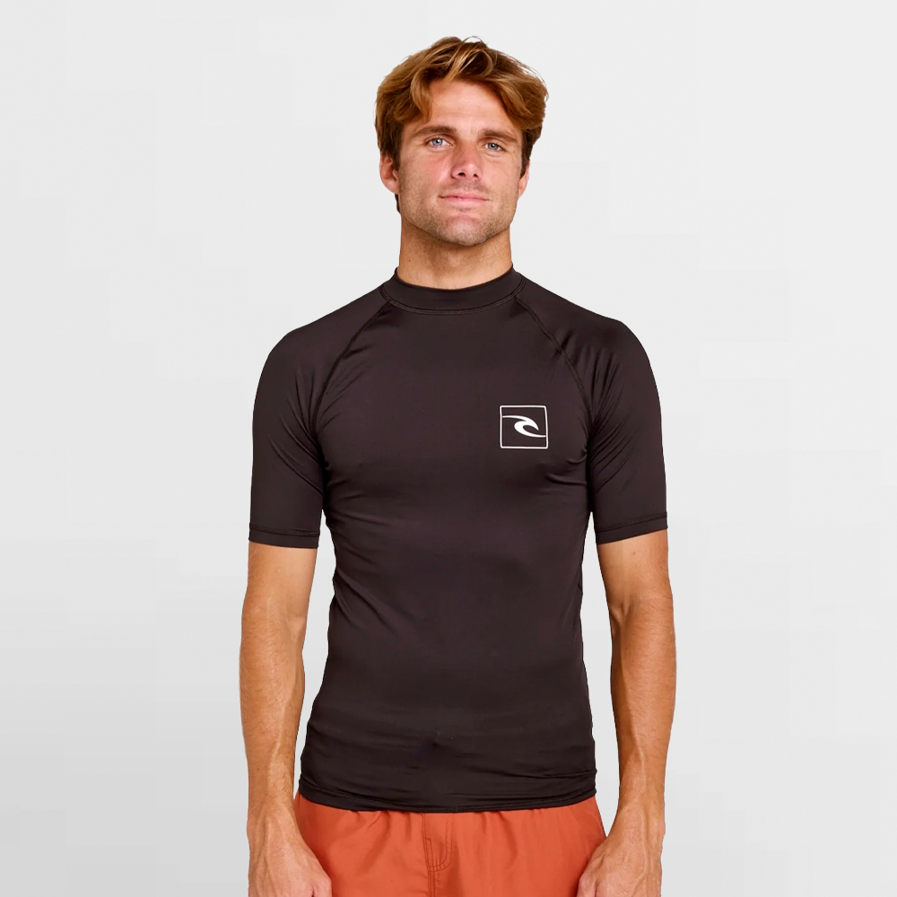 RIP CURL LYCRA STREAMLINE UPF S/S RASH - 172MRV 0090