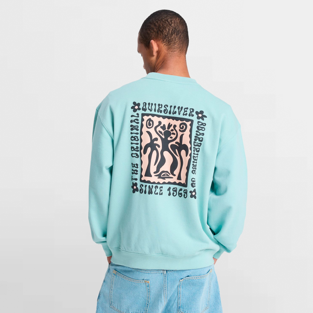QUIKSILVER SUDADERA ELEVATED CREW - EQYFT05203 BGA0