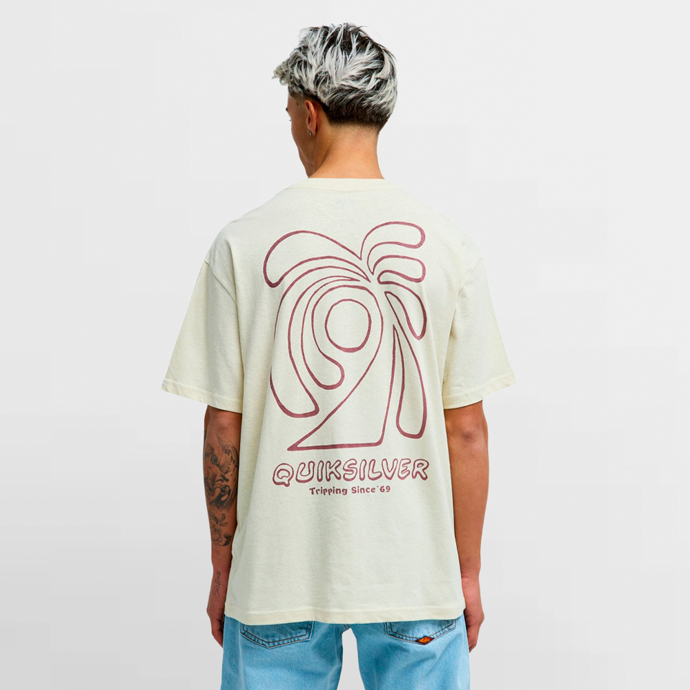 QUIKSILVER CAMISETA CURVE PALM - EQYZT08303 WBS0