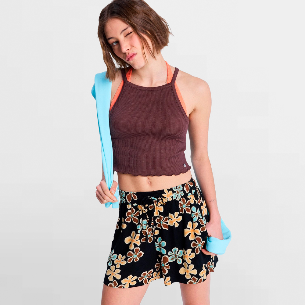 ROXY PANT. CORTO W. LEKEITIO BREAK HIGH PRINTED - ERJNS03570 KVJ8