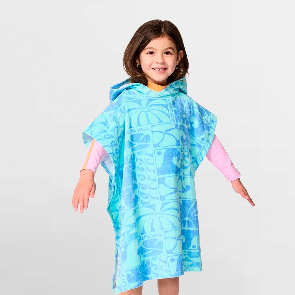 RIP CURL PONCHO LG. MIXD SNAP CTTN HOODED - 00AJTO 0070