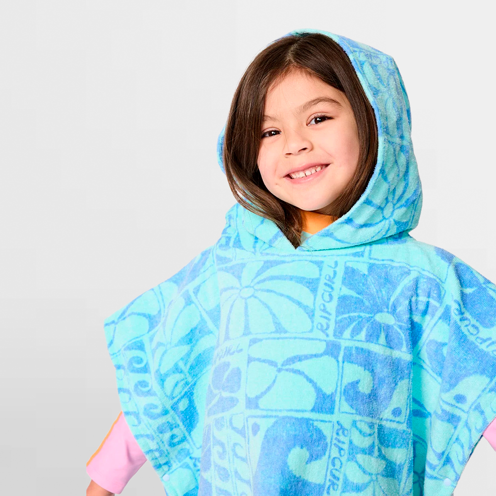 RIP CURL PONCHO LG. MIXD SNAP CTTN HOODED - 00AJTO 0070