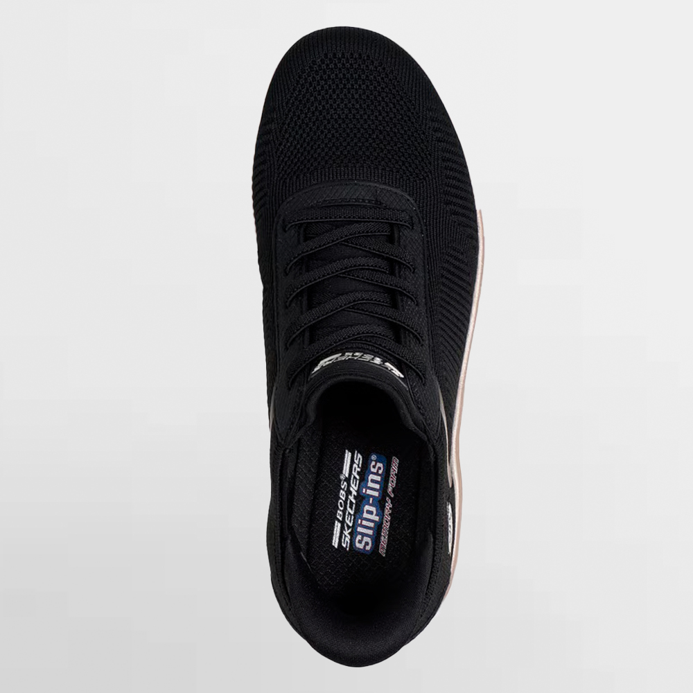 SKECHERS CALZADO W.  BOBS SPORT SQUAD CHAOS SLIP-INS - 117497 BKGD