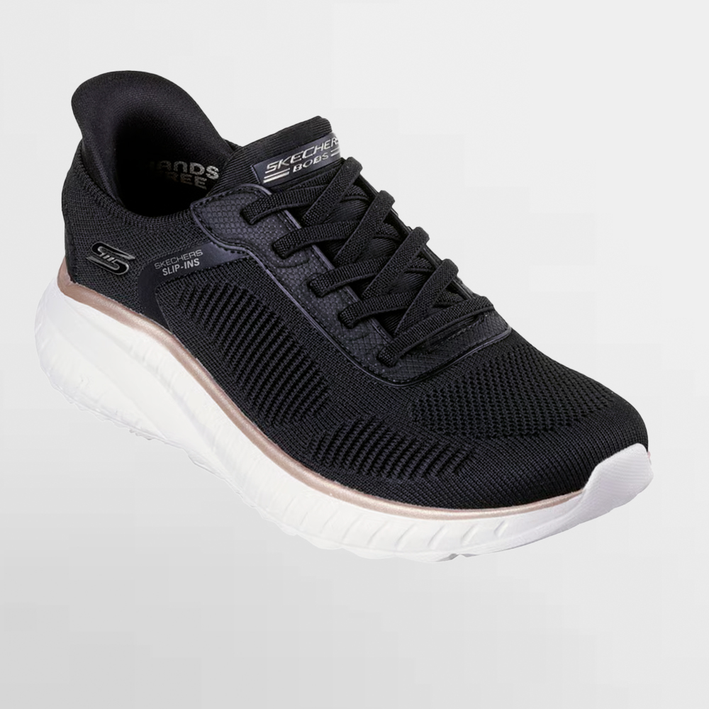 SKECHERS CALZADO W.  BOBS SPORT SQUAD CHAOS SLIP-INS - 117497 BKGD