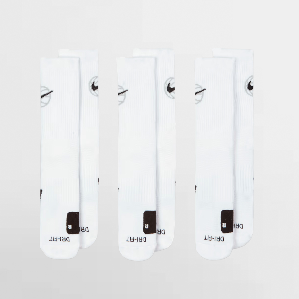 NIKE CALCETIN PACK 3 EVERYDAY CREW - DA2123 100