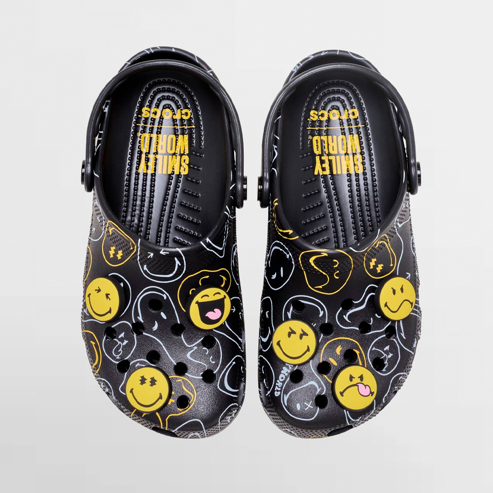 CROCS ZUECO SMILEY CLASSIC CLOG 90H - 211693