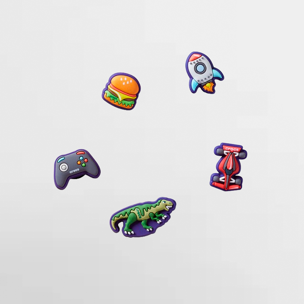 CROCS PIN TINY BOY FAVORITES 5 PACK - 10016345