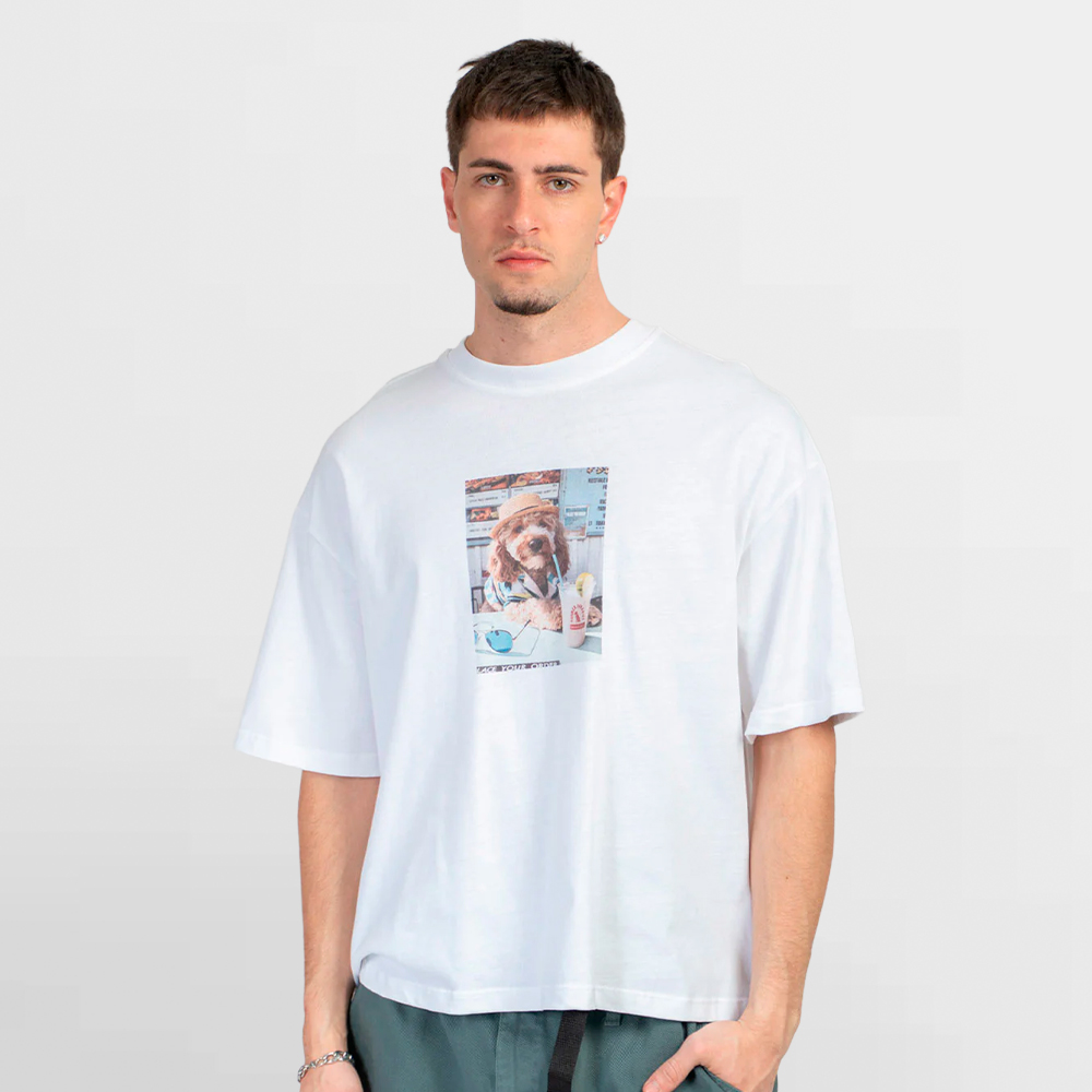 KAOTIKO CAMISETA CROPPED PAWS & RELAX - AS022-01-G002