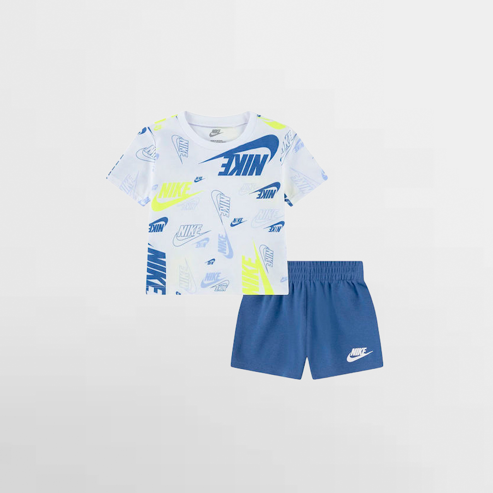 NIKE SET INF. NSW AOP LT WT FT SHORT SET - 66N043 B4T