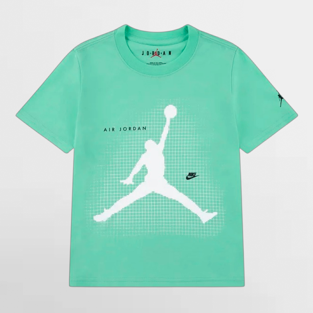 NIKE CAMISETA K. JUMPMAN GRID BLUR - 95F634 G11