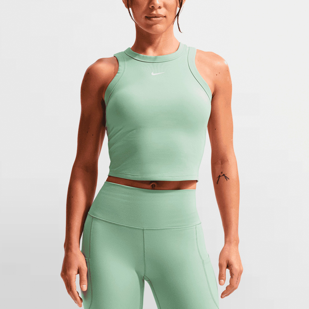 NIKE CAMISILLA W. ONE FITTED DF CROP TAN - FN2806 007