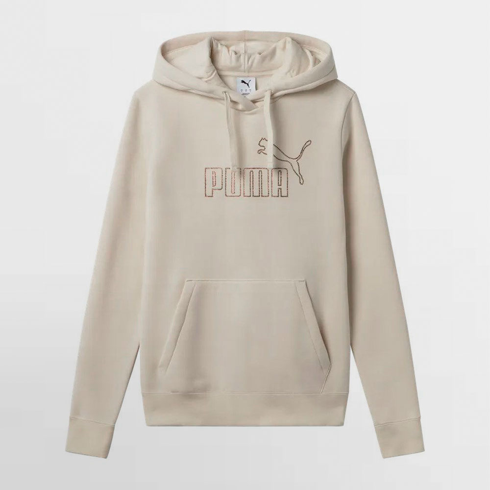 PUMA CANGURO W. ESS+ RHINESTONE HOODIE FL - 696924 87