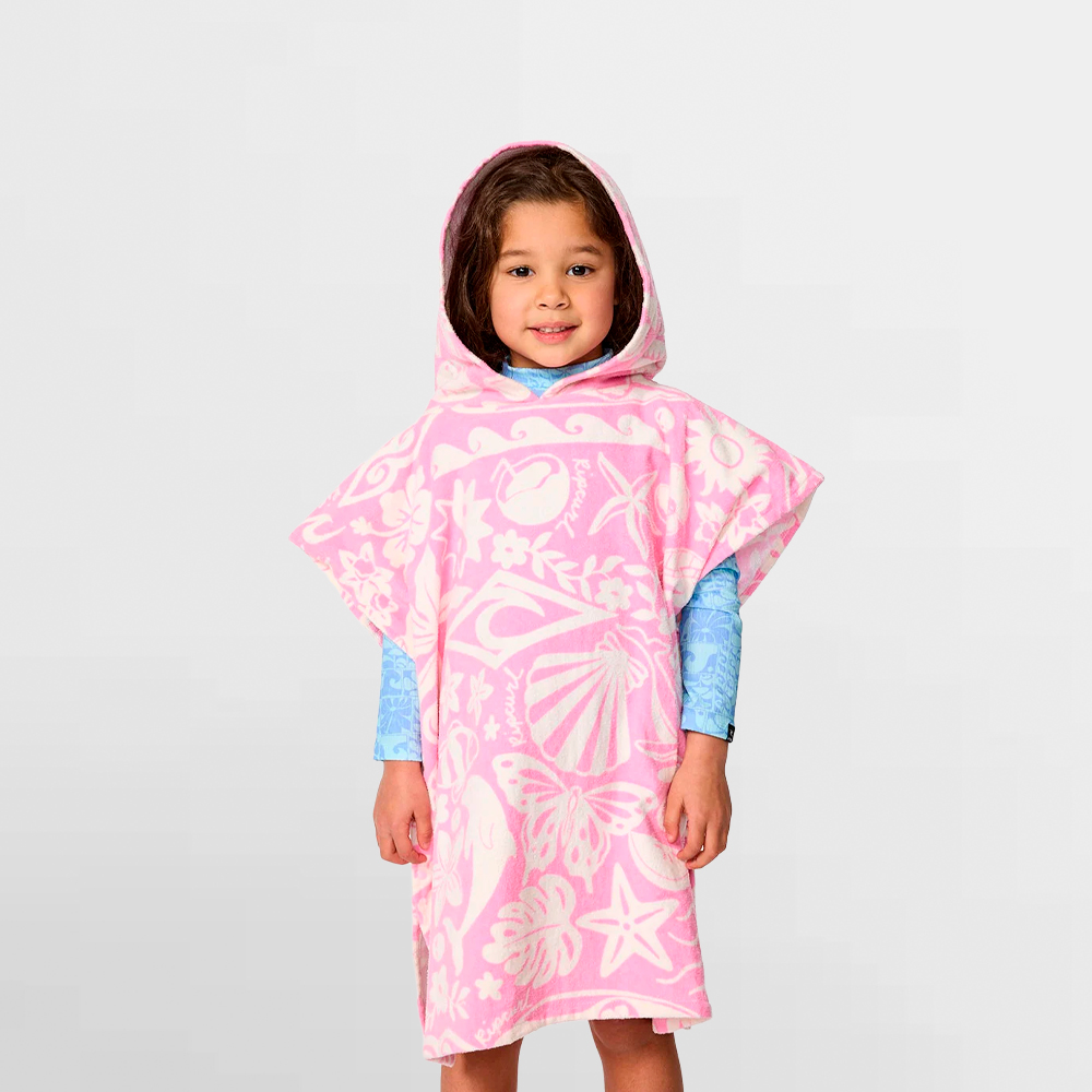 RIP CURL PONCHO LG. MIXD SNAP CTTN HOODED - 00AJTO 0020