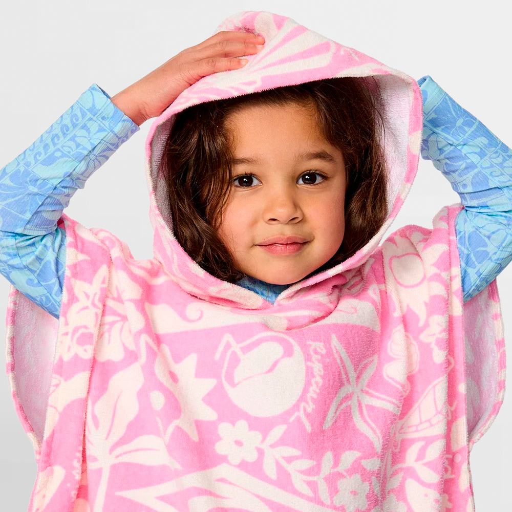 RIP CURL PONCHO LG. MIXD SNAP CTTN HOODED - 00AJTO 0020