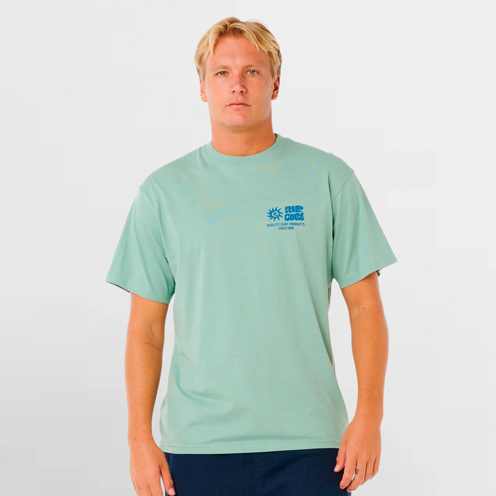 RIP CURL CAMISETA PACIFIC RINSE GLASS OFF TEE - 0XPMTE 3237