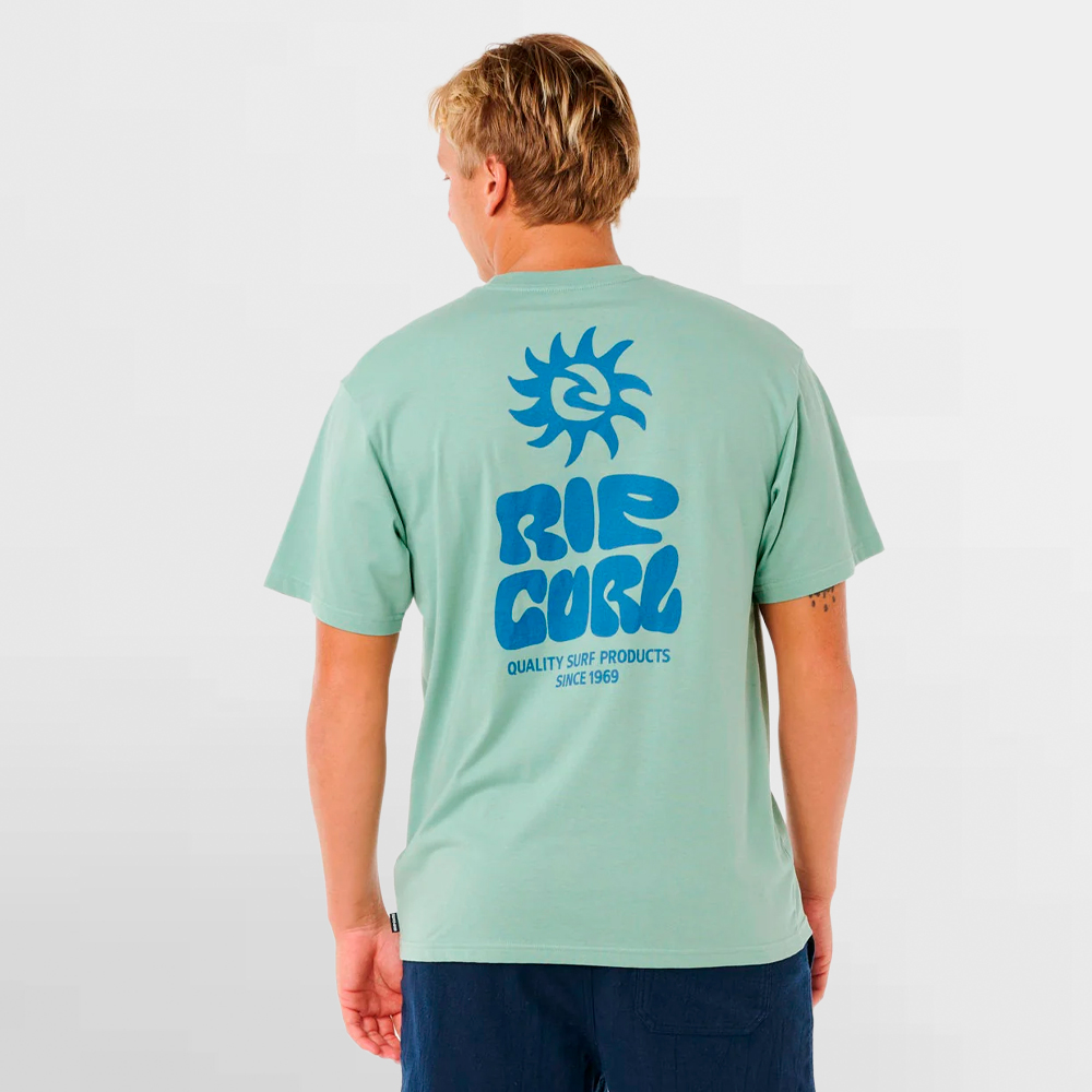 RIP CURL CAMISETA PACIFIC RINSE GLASS OFF TEE - 0XPMTE 3237