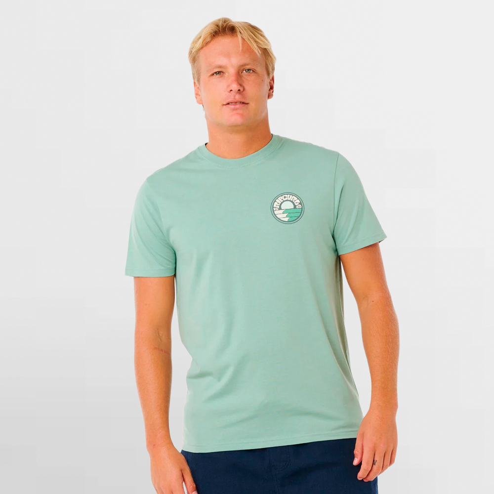 RIP CURL CAMISETA PACIFIC RINSE STACKED TEE - 0XTMTE 3237