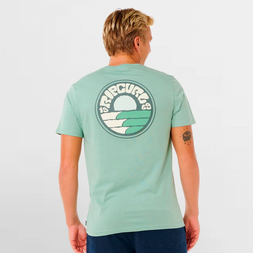 RIP CURL CAMISETA PACIFIC RINSE STACKED TEE - 0XTMTE 3237