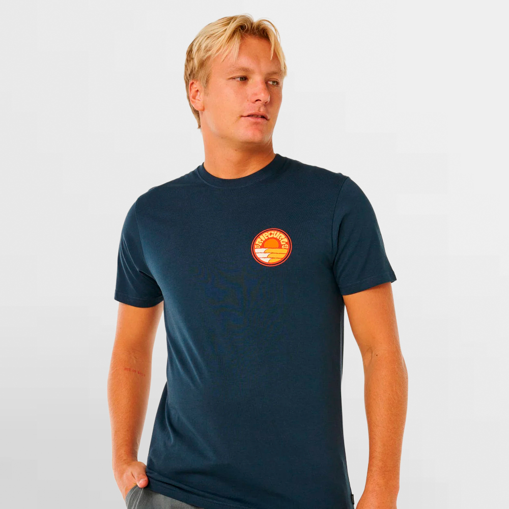 RIP CURL CAMISETA PACIFIC RINSE STACKED TEE - 0XTMTE 0291