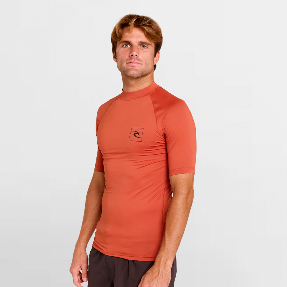 RIP CURL LYCRA STREAMLINE UPF S/S RASH - 172MRV 8643