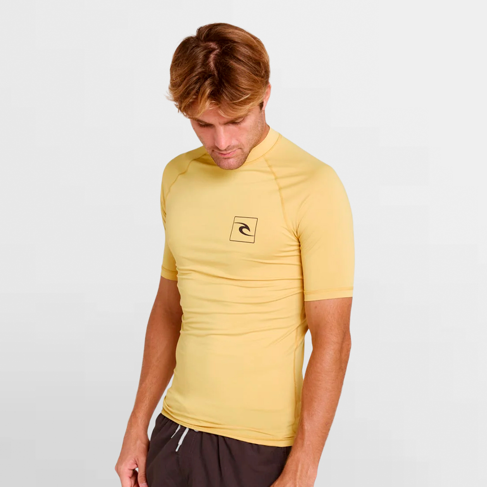 RIP CURL LYCRA STREAMLINE UPF S/S RASH - 172MRV 0014
