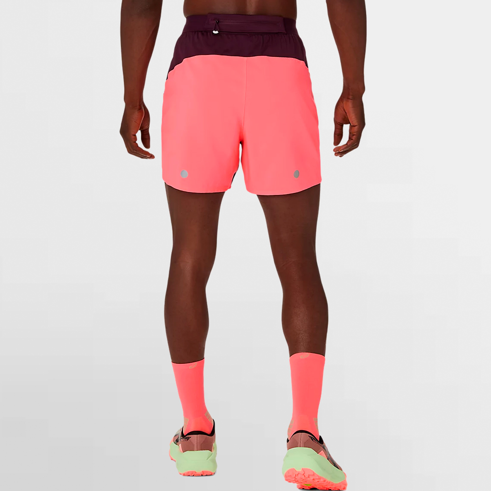 ASICS PANT. CORTO FUJITRAIL ALL OVER PRINT 5IN SHORT - 2011D526 700