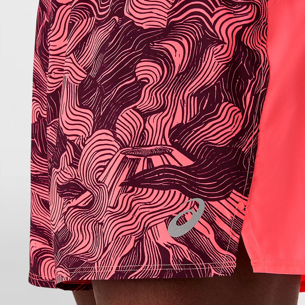 ASICS PANT. CORTO FUJITRAIL ALL OVER PRINT 5IN SHORT - 2011D526 700