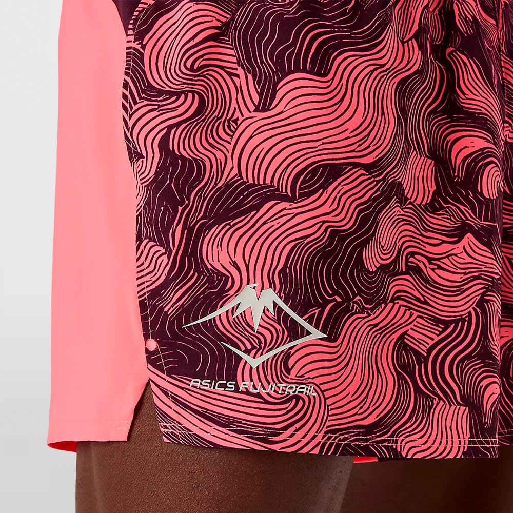 ASICS PANT. CORTO FUJITRAIL ALL OVER PRINT 5IN SHORT - 2011D526 700
