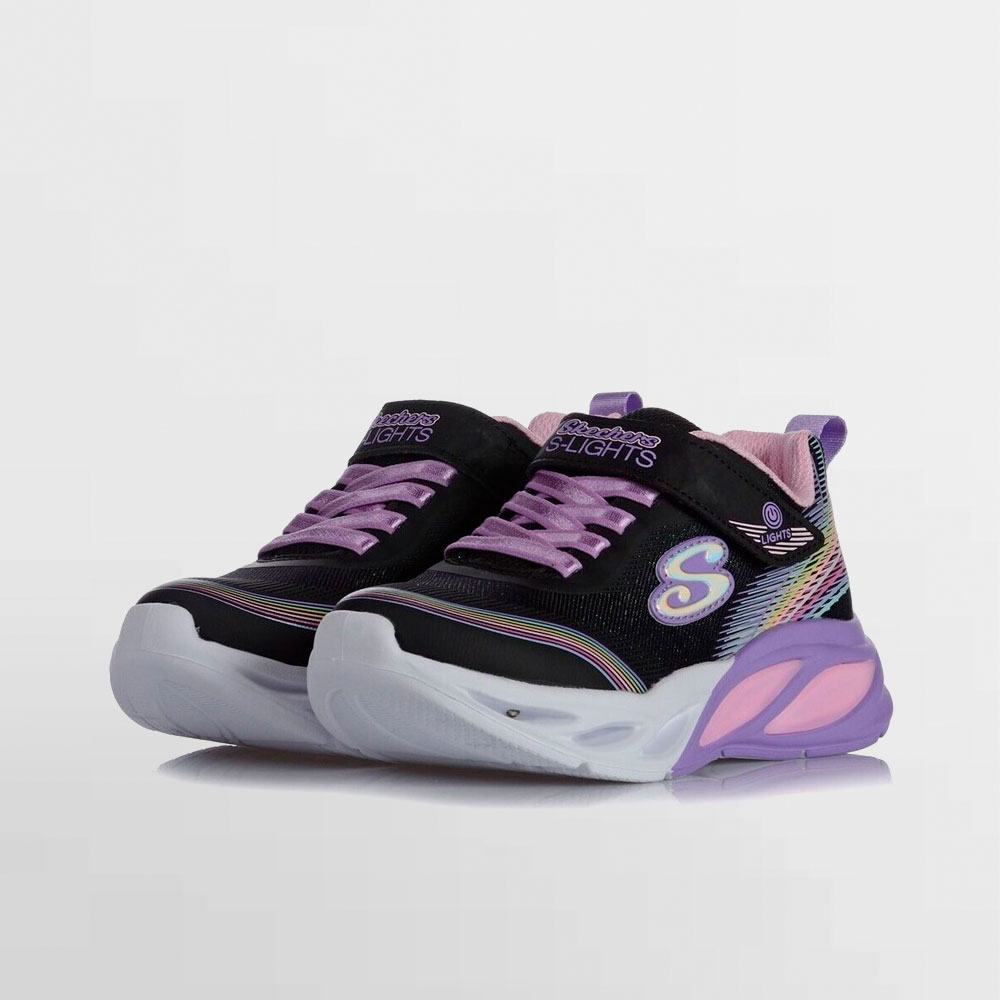 SKECHERS CALZADO COSMIC GLOW PS - 303709L BKMT