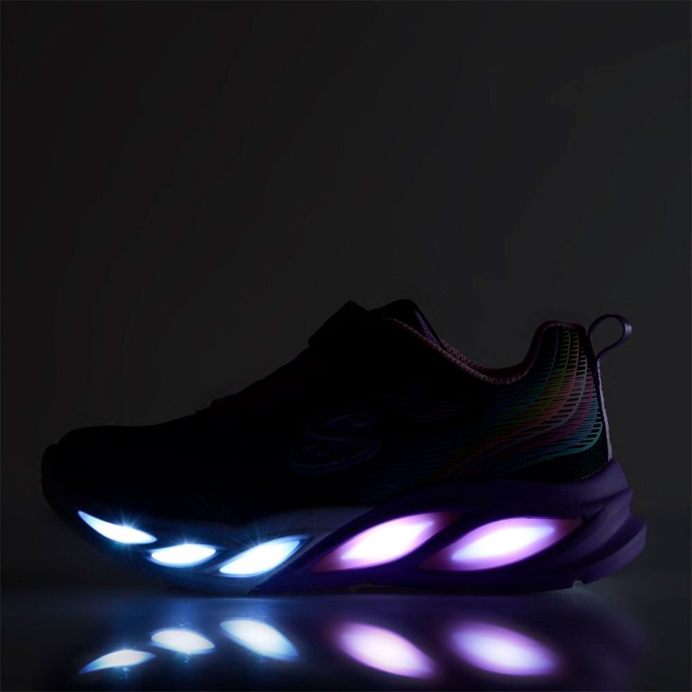 SKECHERS CALZADO COSMIC GLOW PS - 303709L BKMT