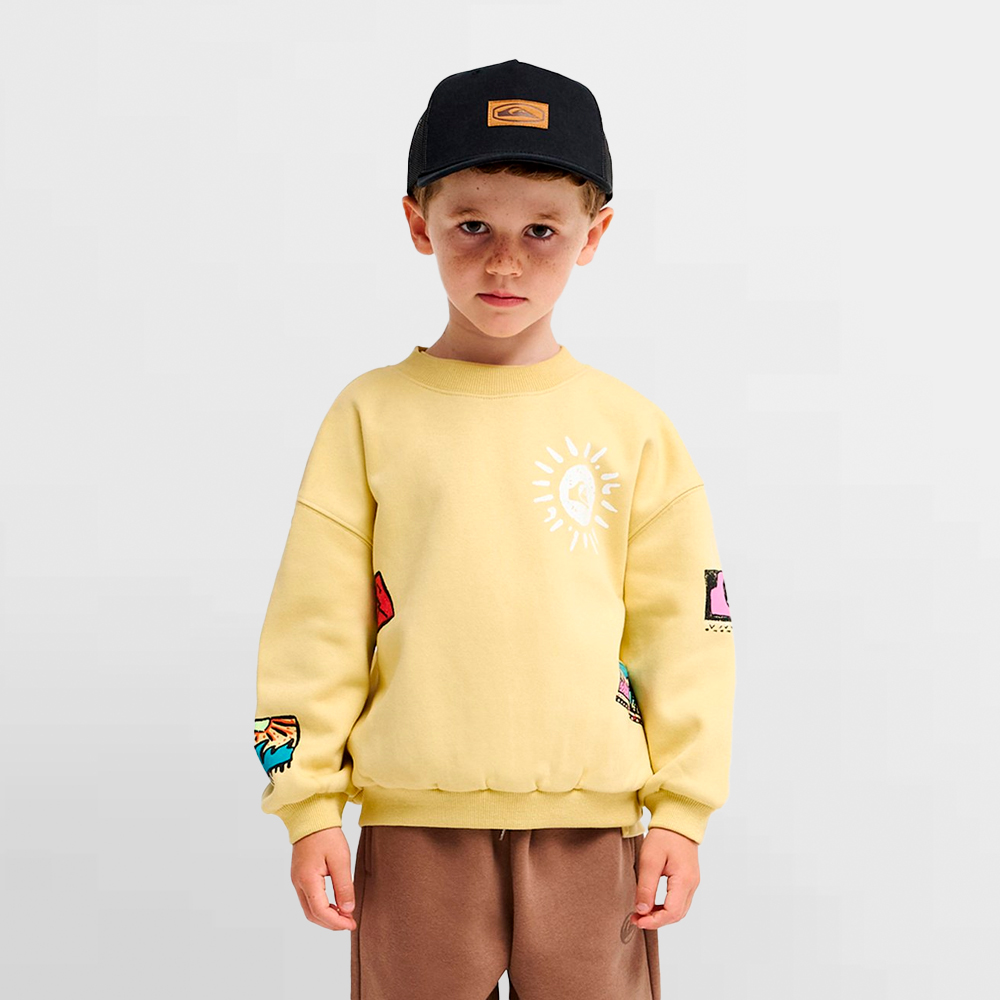 QUIKSILVER SUDADERA LK. HIPPIE JUMP CREW - EQKFT03413 YFM0