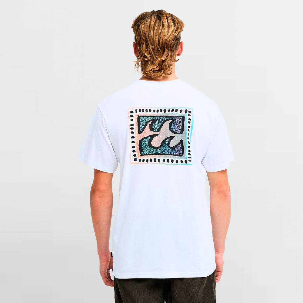 BILLABONG CAMISETA CRAYON WAVE SS - EBYZT00605 WHT