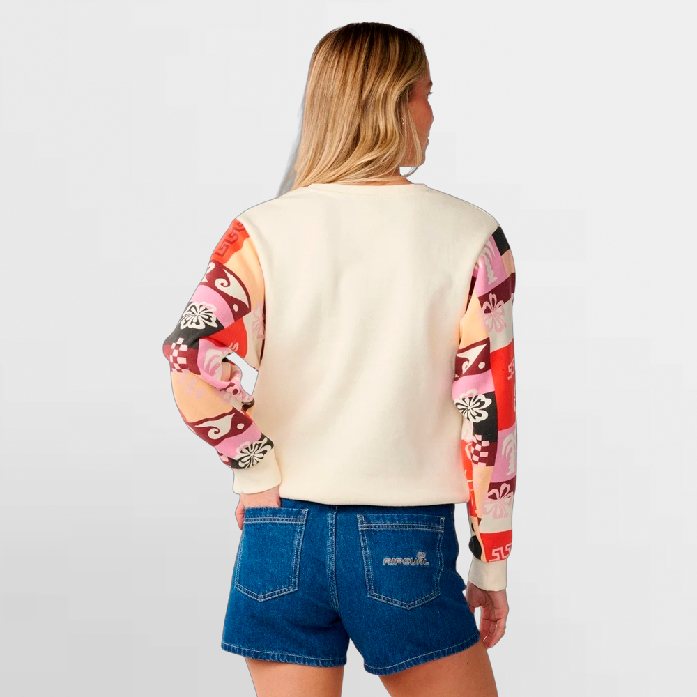 RIP CURL SUDADERA W. PARTY WAVE CREW SLV - 0EEWFL 0003